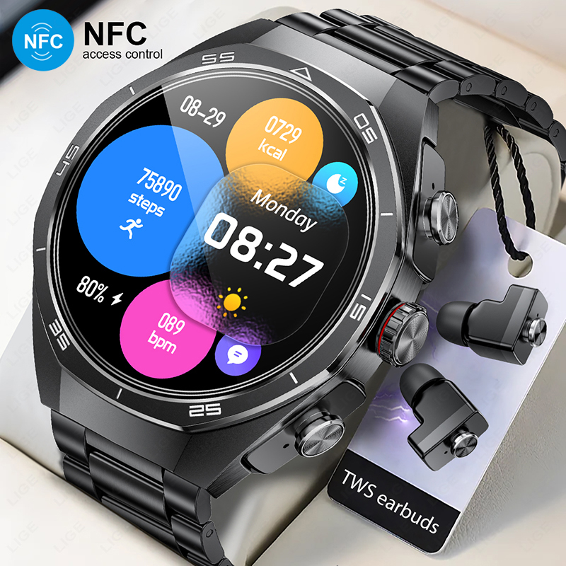 Wired Earphone Lightning - TWS Music Watches Earbuds Smart Watch