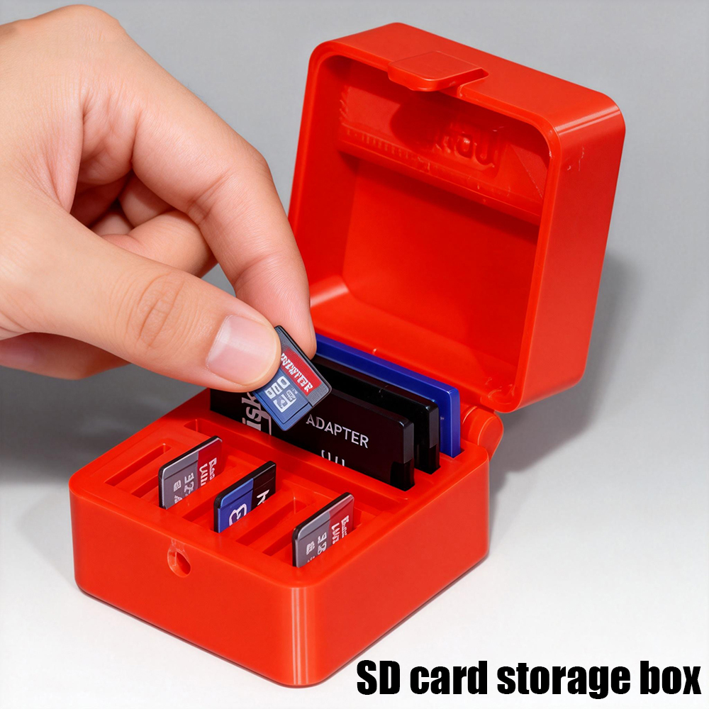 Tablet Tech Accessories - 1.18*1.57in 1Pc Sd Card Storage Box