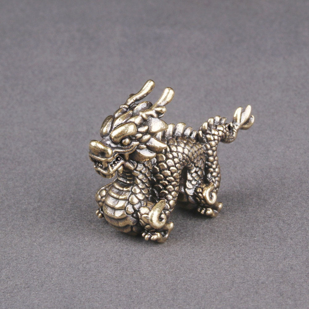 Office Table Accessories Unique - Dragon Table Decor Brass Statue Exquisite
