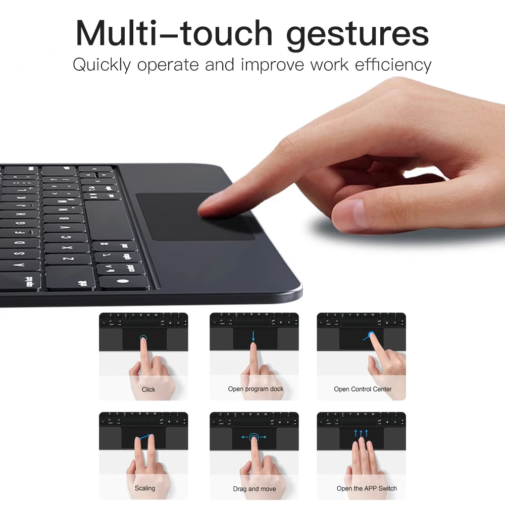 READYYEAH Magic Keyboard For i - Magnetic Case Smart 评论和价格