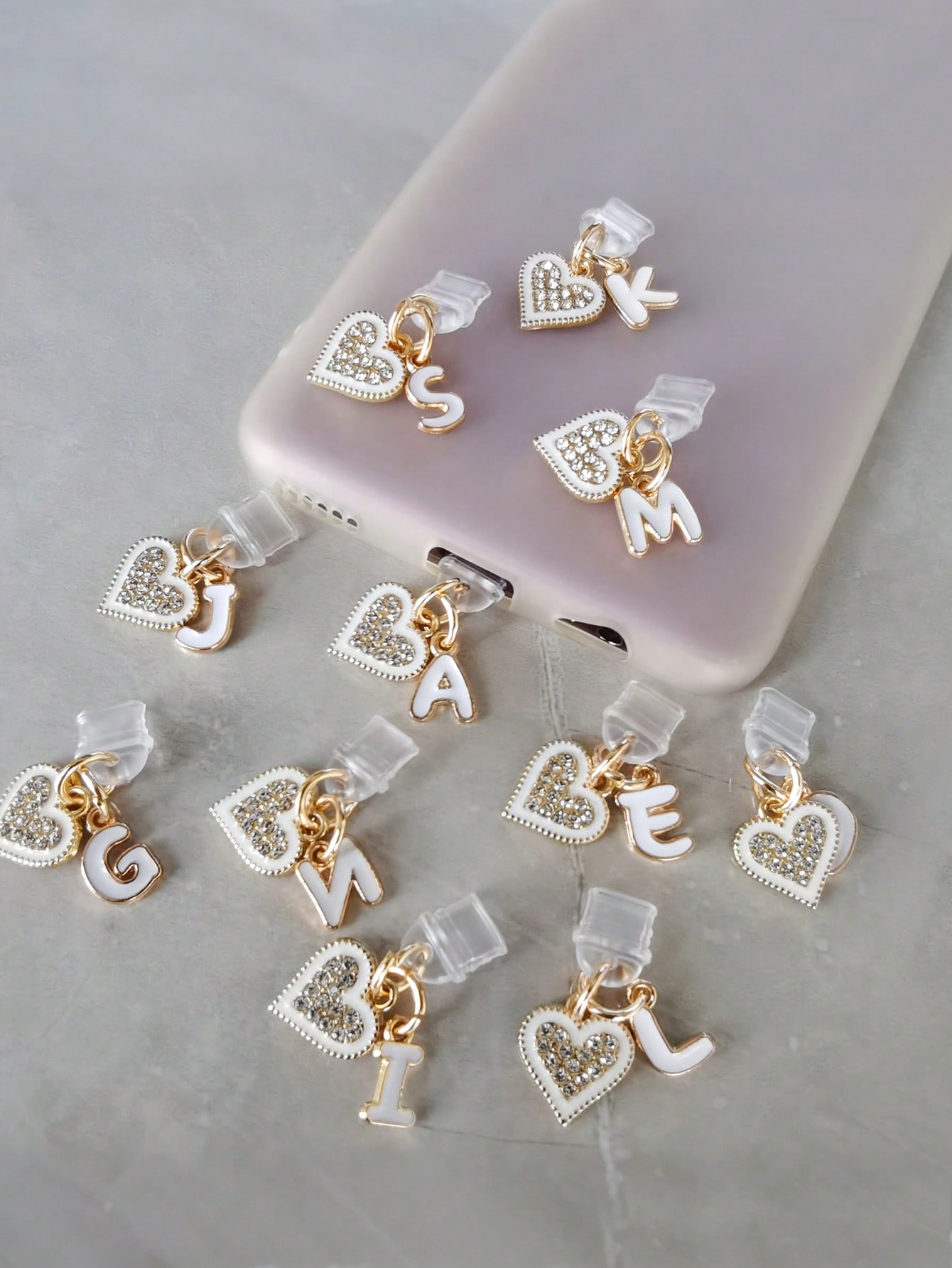 Cute Sparkling Rhinestone Hear - Tablet Tech Accessories 评论和价格