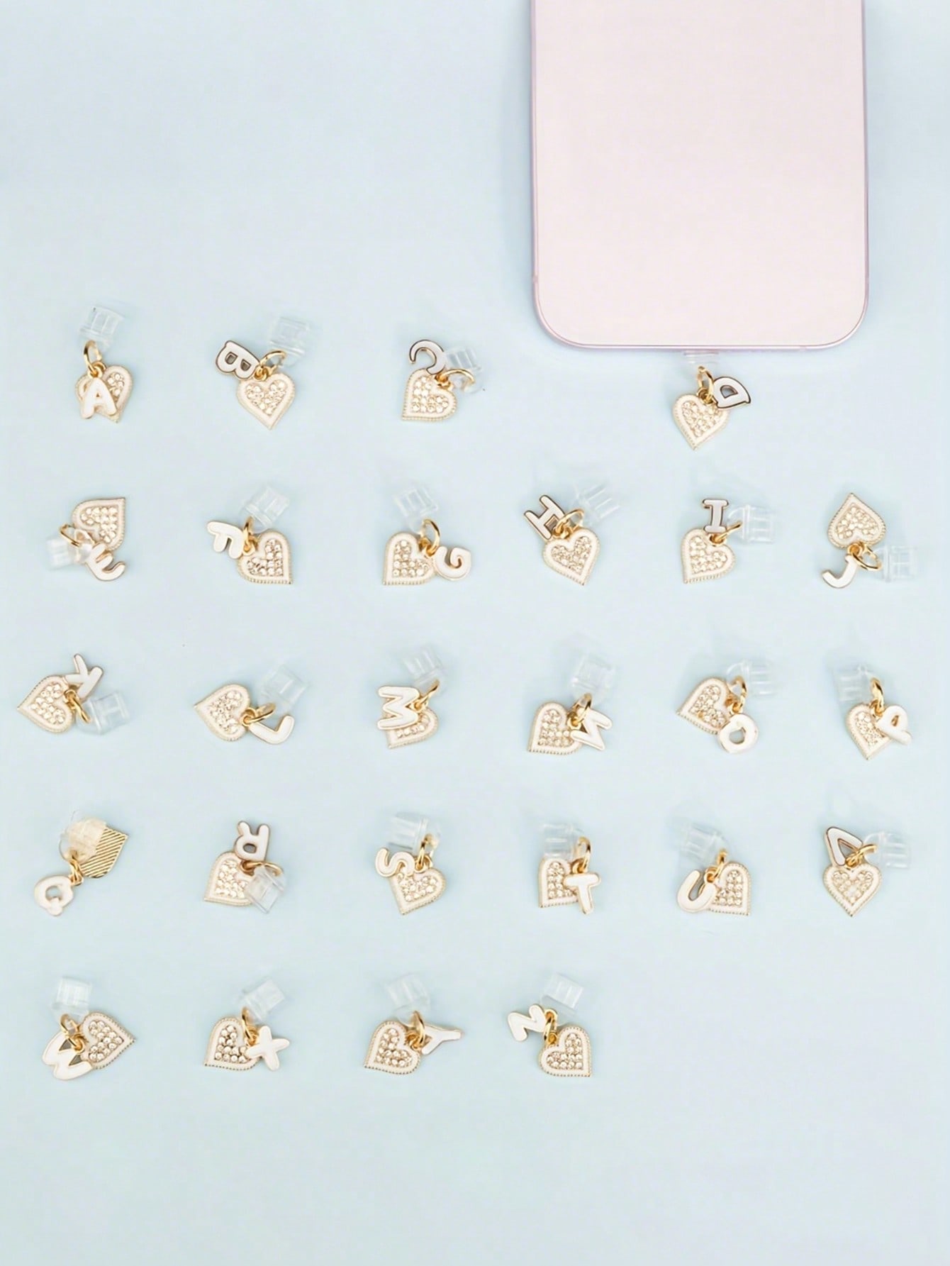 Cute Sparkling Rhinestone Hear - Tablet Tech Accessories 评论和价格