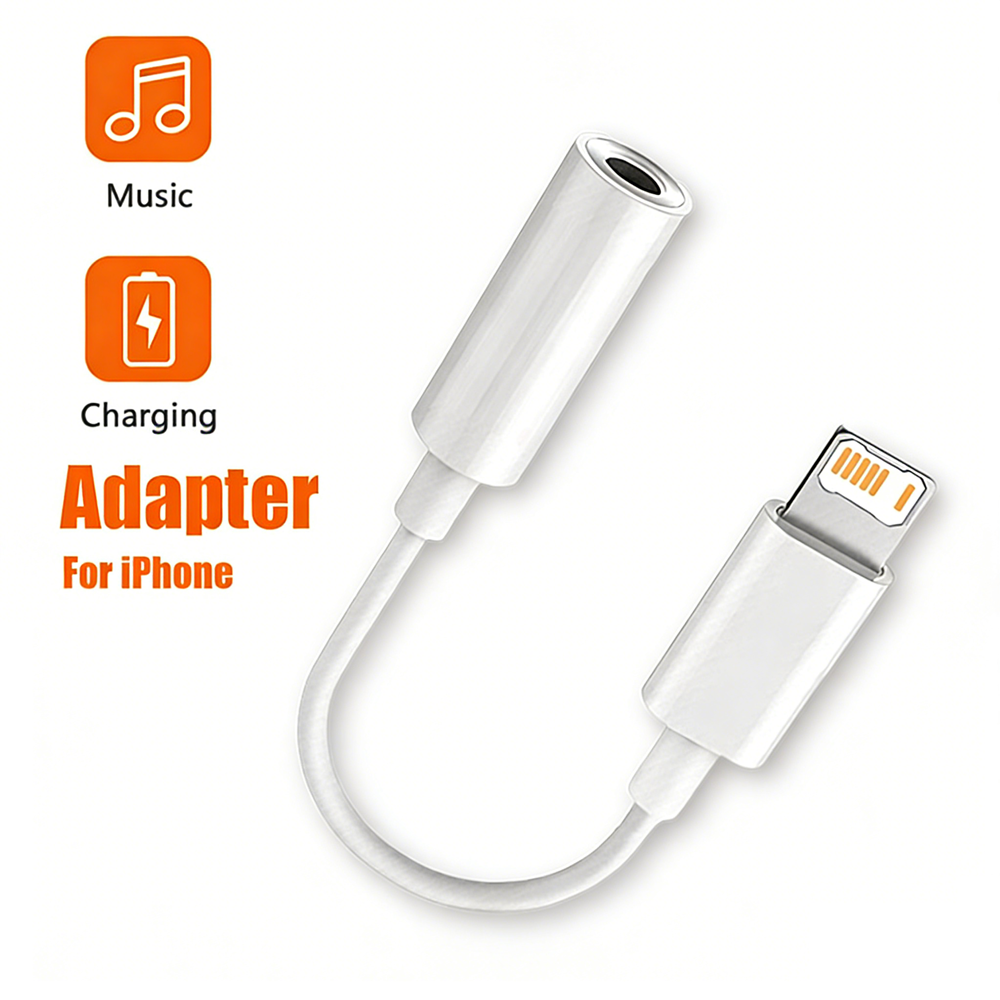 For Lighting to 3.5mm Headphon - Wired Earphone Lightning 评论和价格