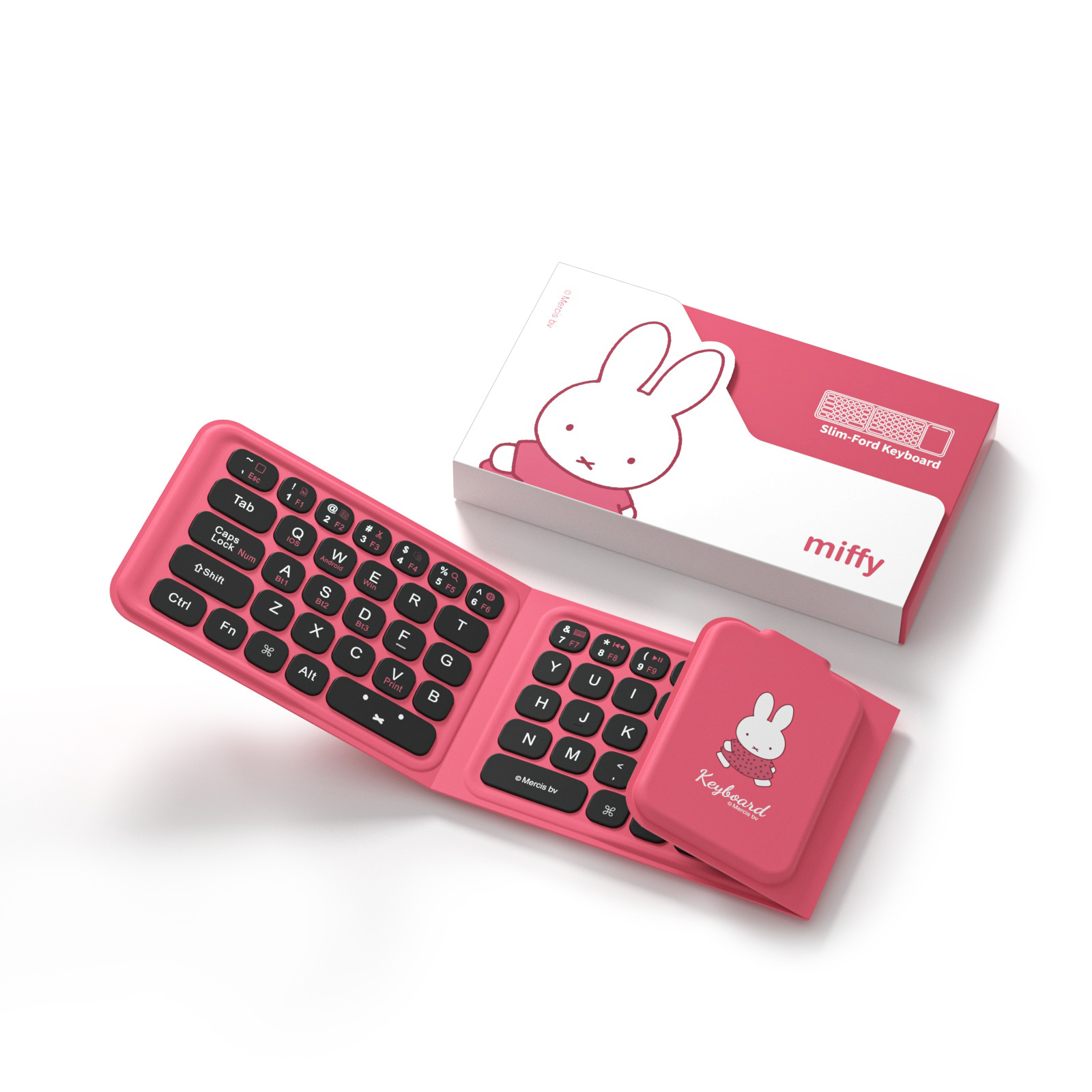 Miffy Triple fold keyboard Cut - Fire Tablet Accessories 评论和价格