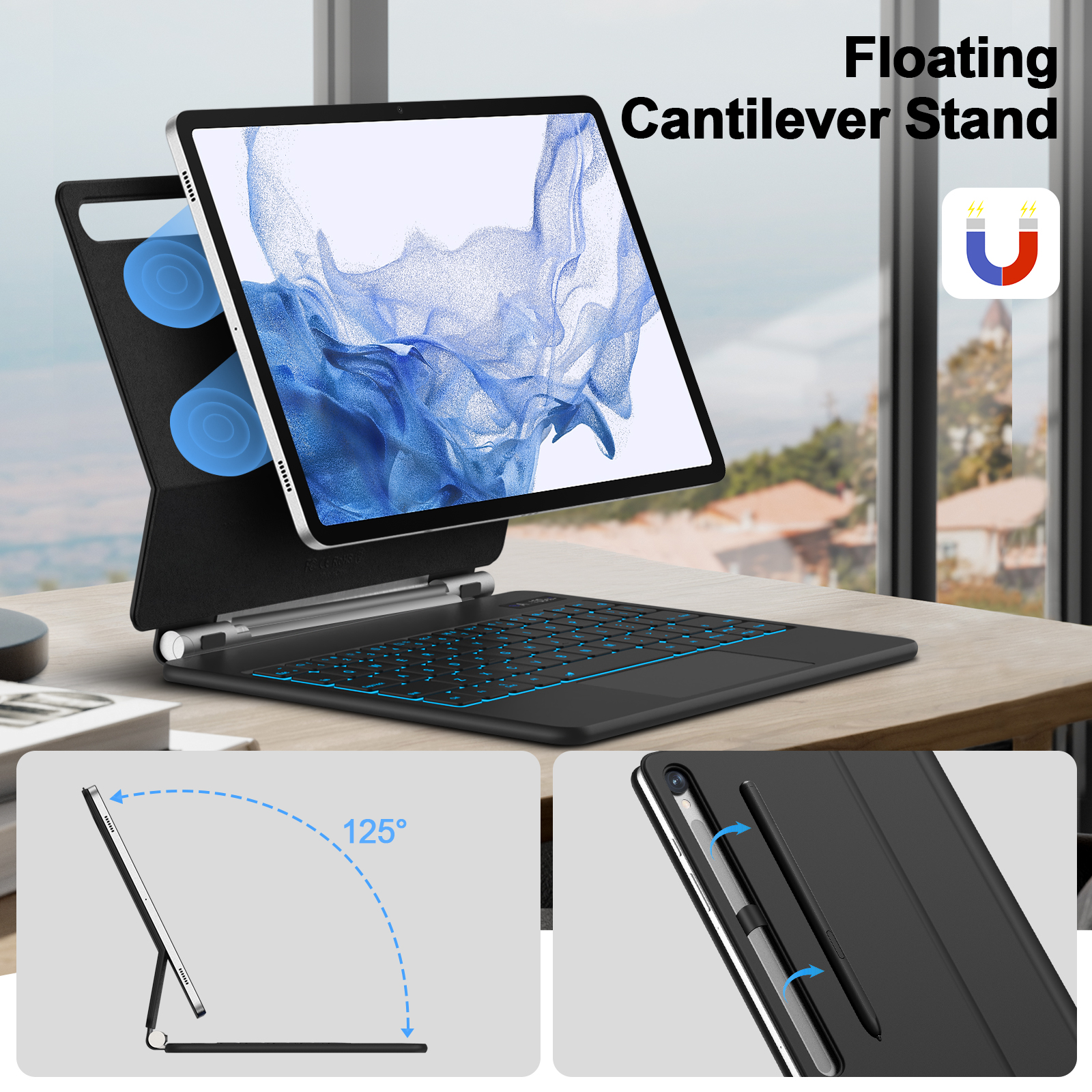 Magic Keyboard For Samsung Gal - Cheap Tablet Accessories 评论和价格