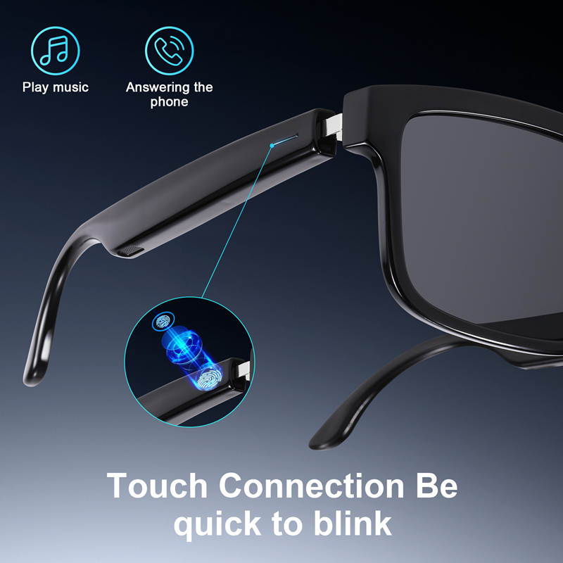Smart Bluetooth Audio Glasses  - Magnetic Case Smart 评论和价格