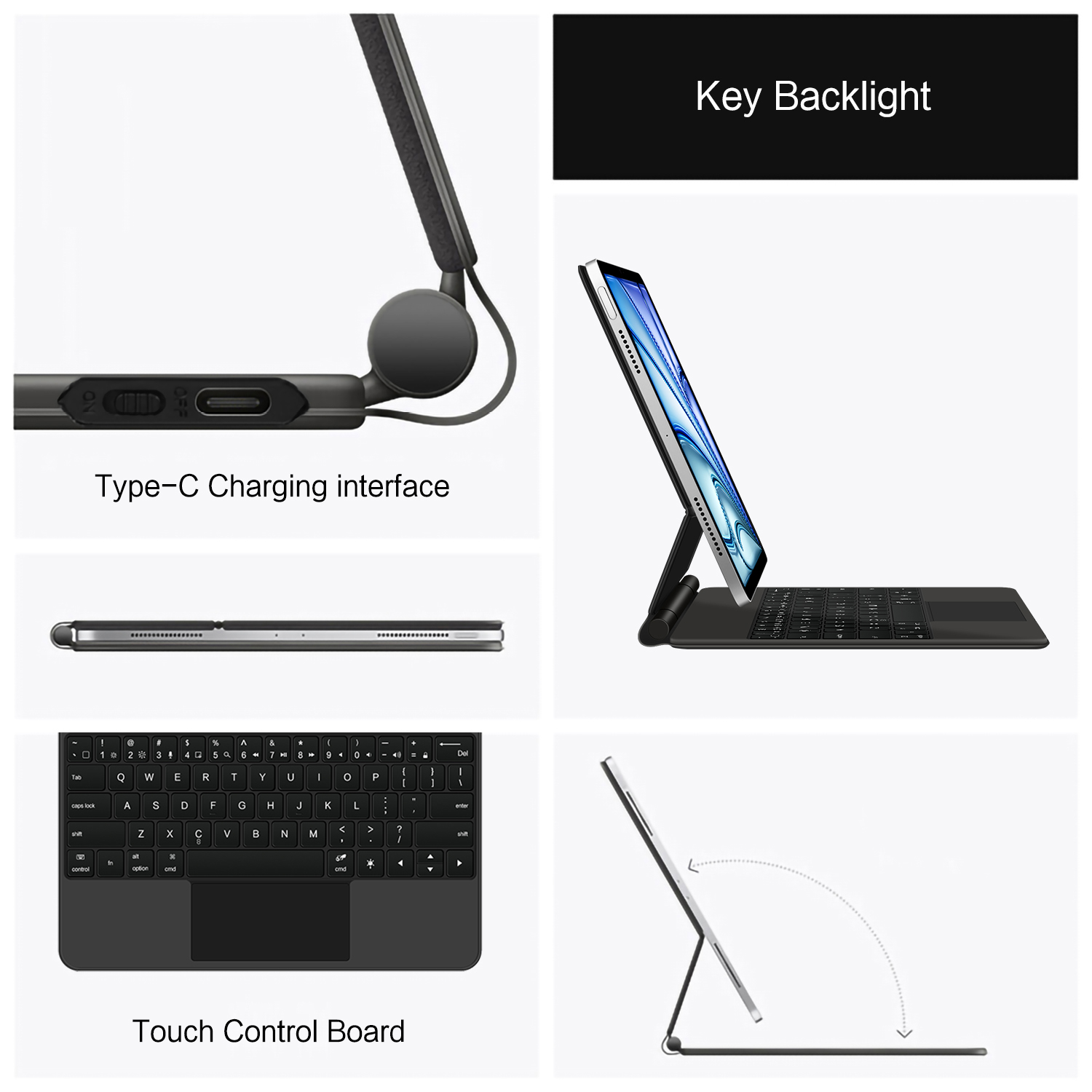 Magic Backlight Keyboard Folio - Magnetic Case Smart 评论和价格