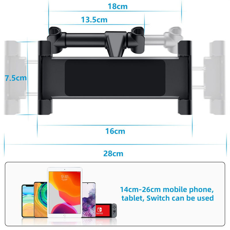 Telescopic Car Rear Pillow Pho - Tablet Accessories Must Have 评论和价格