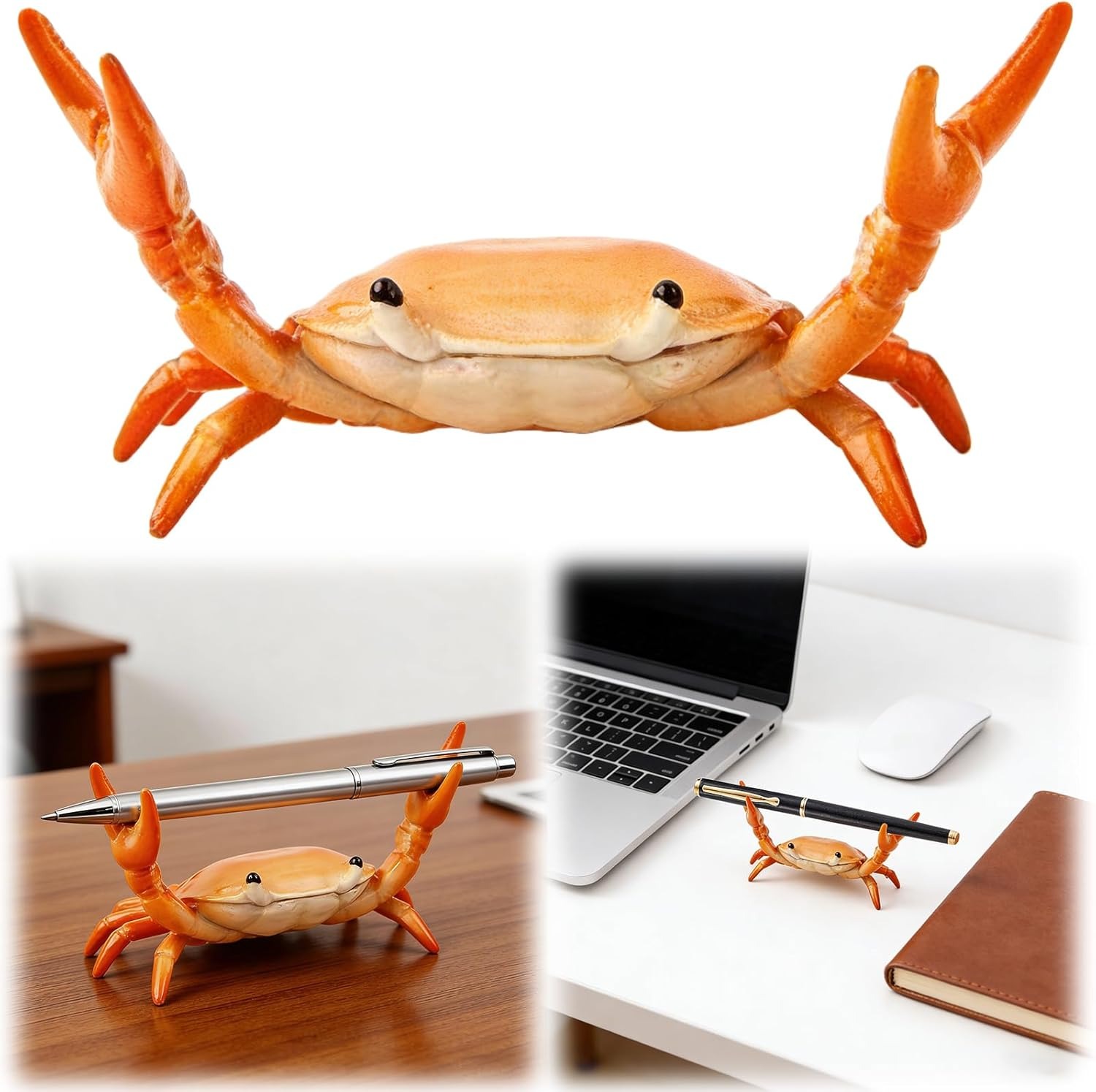 1Pcs Crab Pen Holder for Desk, - Office Table Accessories Unique 评论和价格