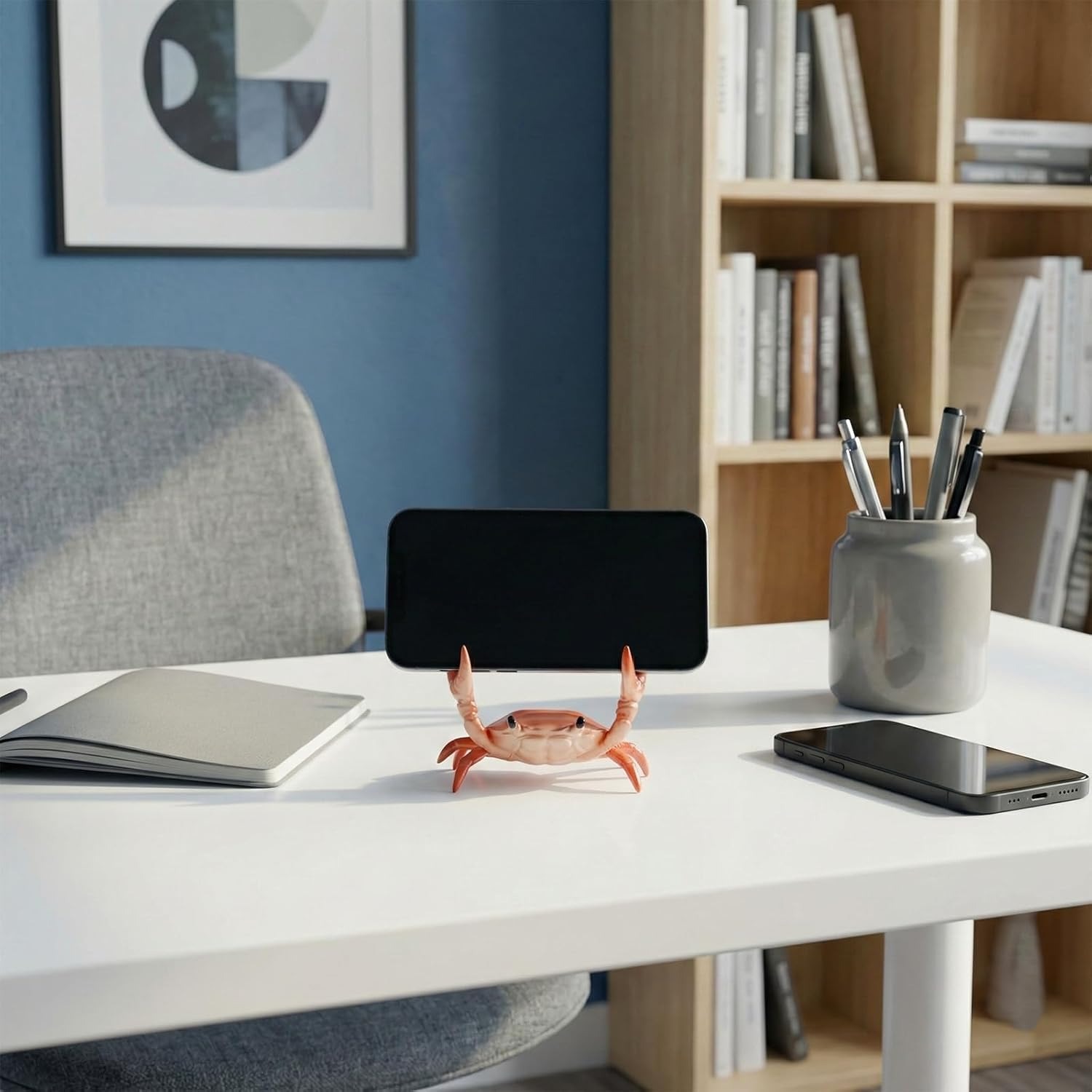 1Pcs Crab Pen Holder for Desk, - Office Table Accessories Unique 评论和价格