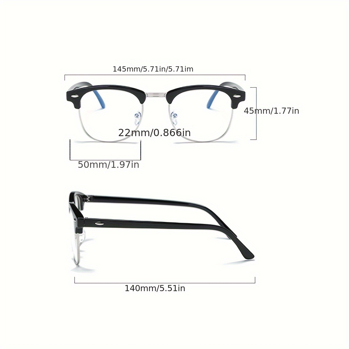 Anti-Blue Glasses - Black Meta - Tablet Tech Accessories 评论和价格