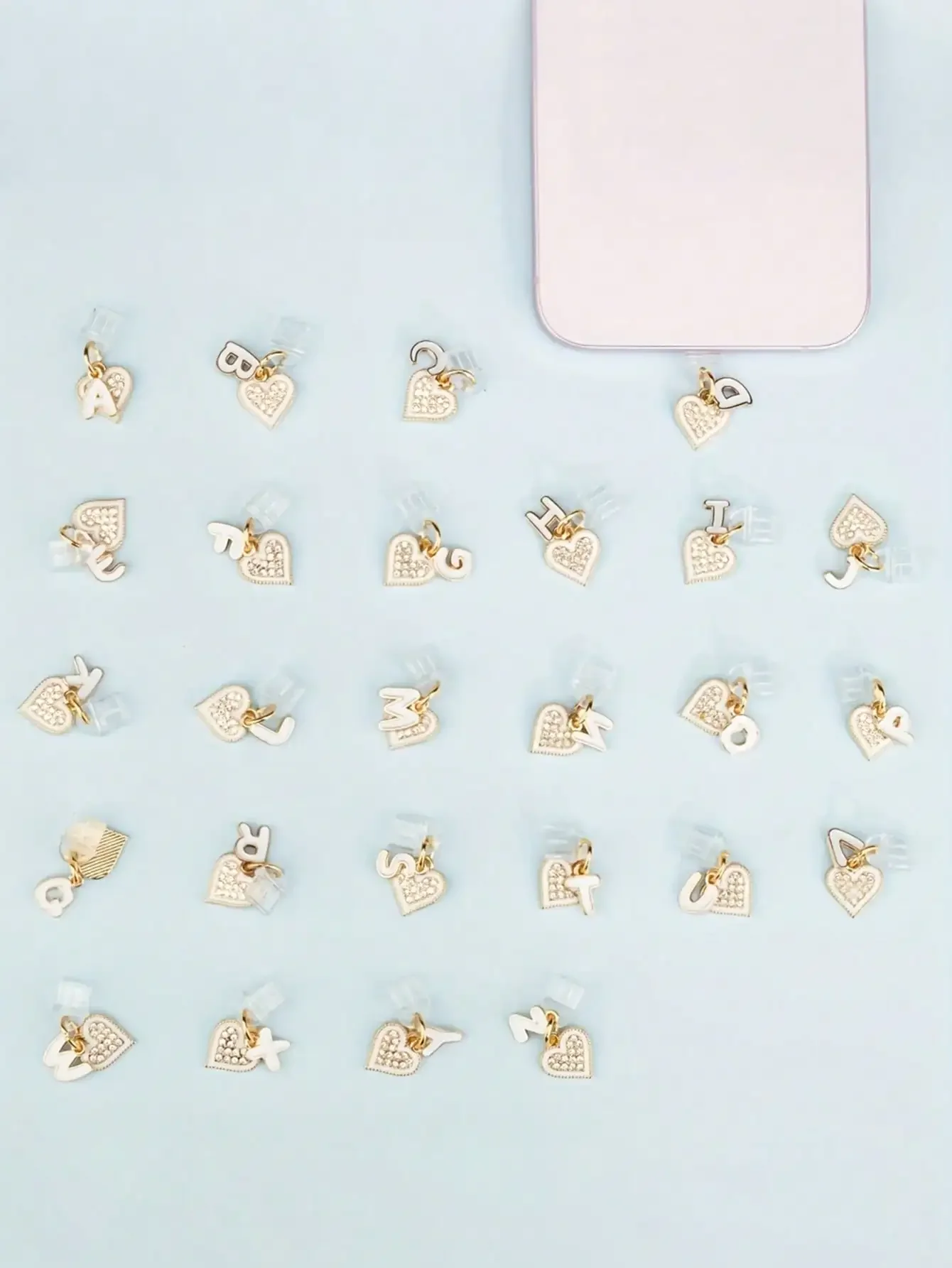 Cute Sparkling Rhinestone Hear - Tablet Tech Accessories 评论和价格