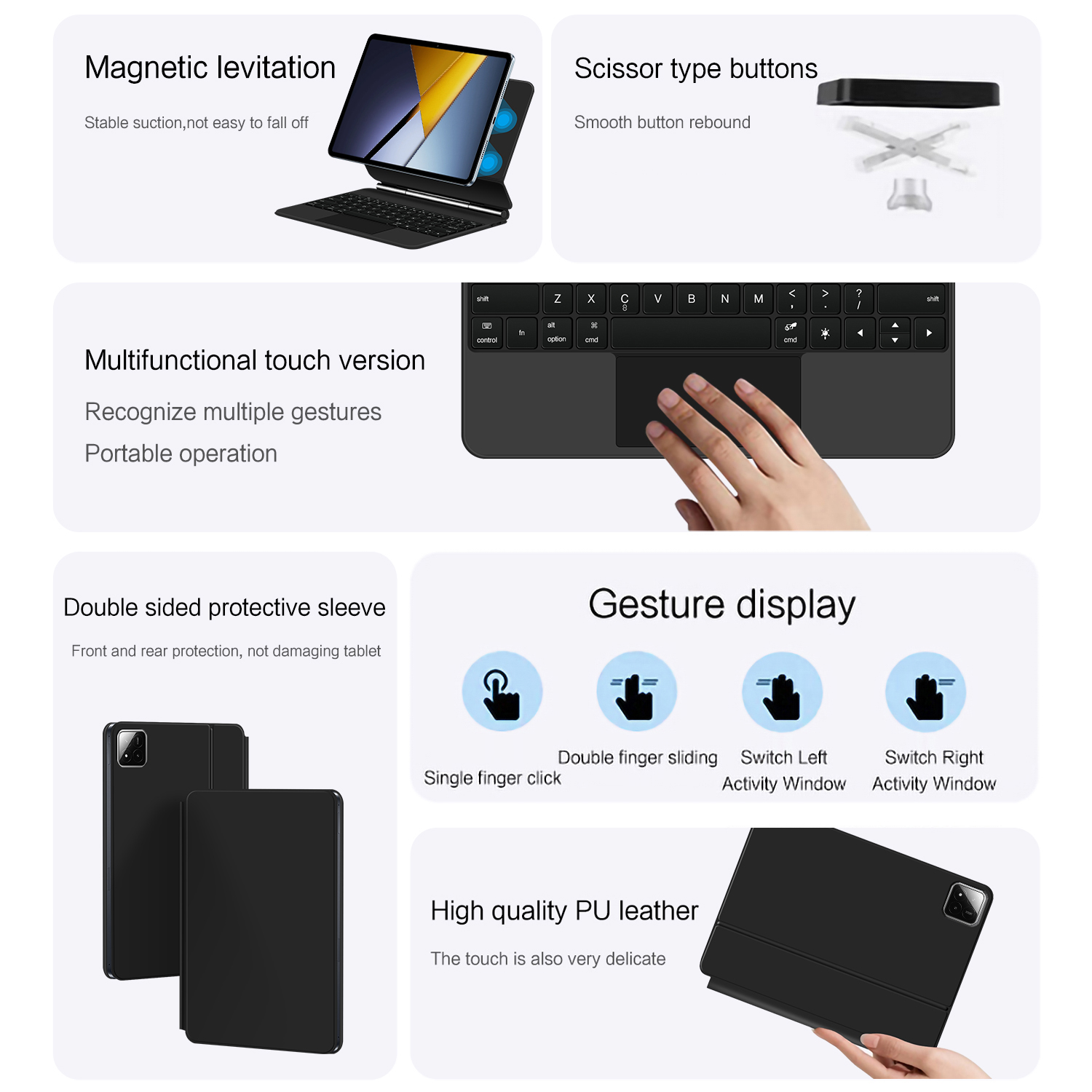 Magnetic Magic Keyboard For Xi - Magnetic Case Smart 评论和价格