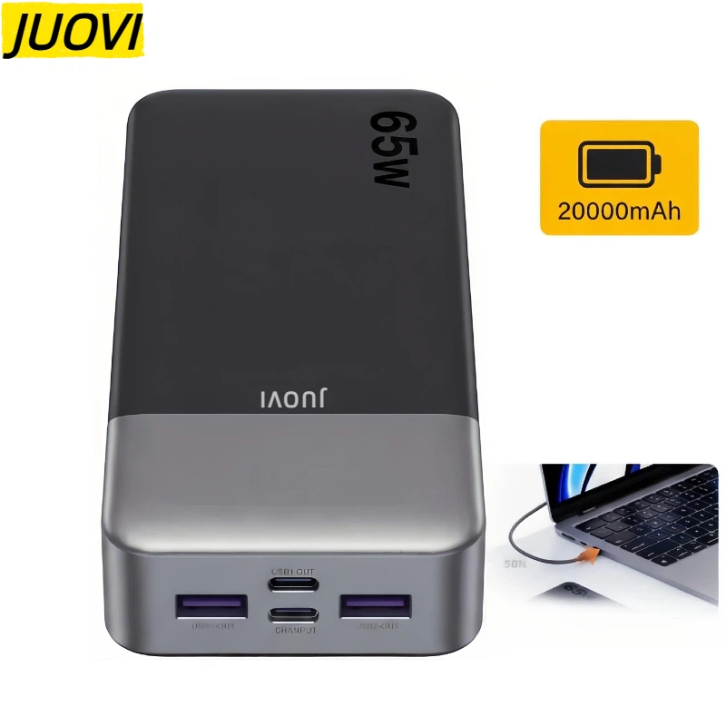 JUOVI 20000mAh Power Bank 65W  - Tablet Accessories Samsung 评论和价格
