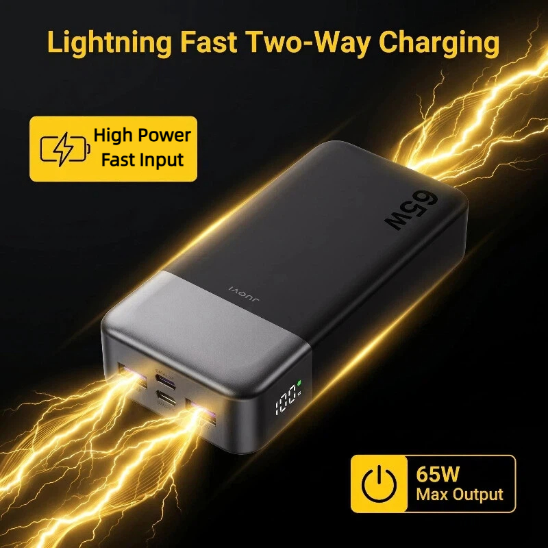 JUOVI 20000mAh Power Bank 65W  - Tablet Accessories Samsung 评论和价格