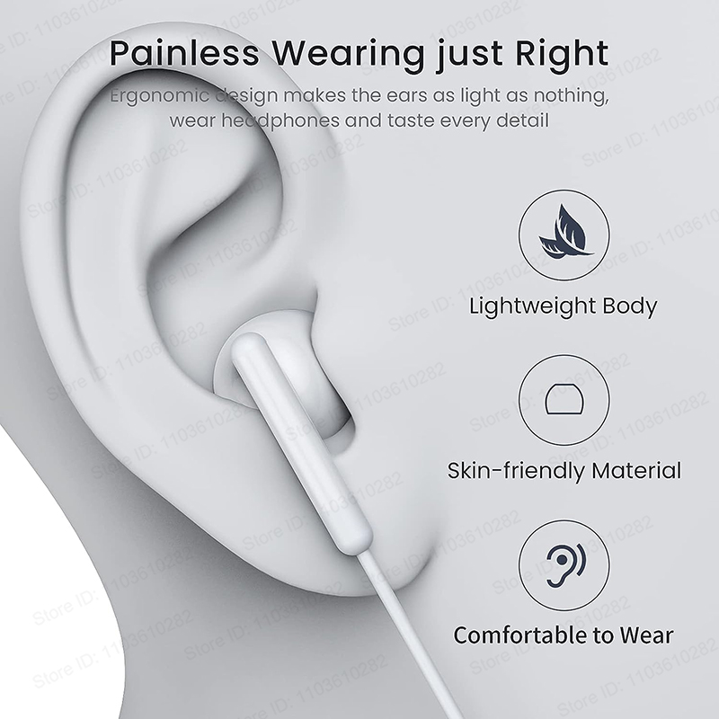 Wired Headphones For iPhone 16 - Wired Earphone Lightning 评论和价格