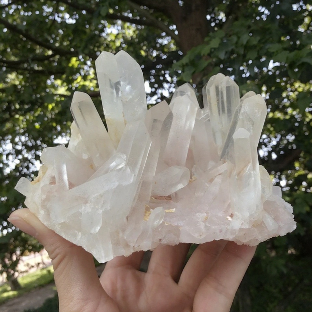1pc 80-110g Raw Clear Quartz C - Office Table Accessories Unique 评论和价格